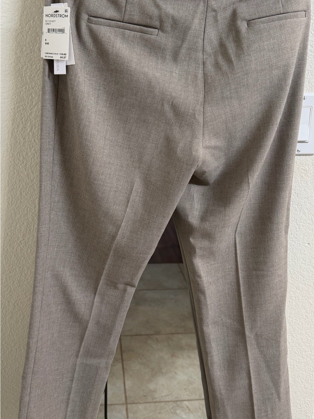 Amanda & Chelsea Light Beige Women's Trousers